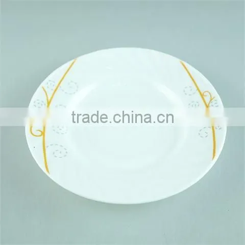 32PCS Glass dinnerware set with color box in stock