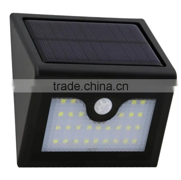 Solar Lights 8 LED Wireless Waterproof Motion Sensor Outdoor Light for Patio, Deck, Yard, Garden with Motion Activated Auto On/O
