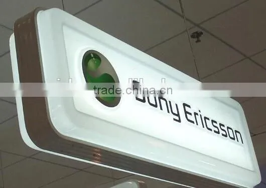 Indoor outdoor round led advertising light box display light box