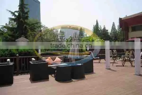 wpc wood flooring thickness 25 mm decking floor