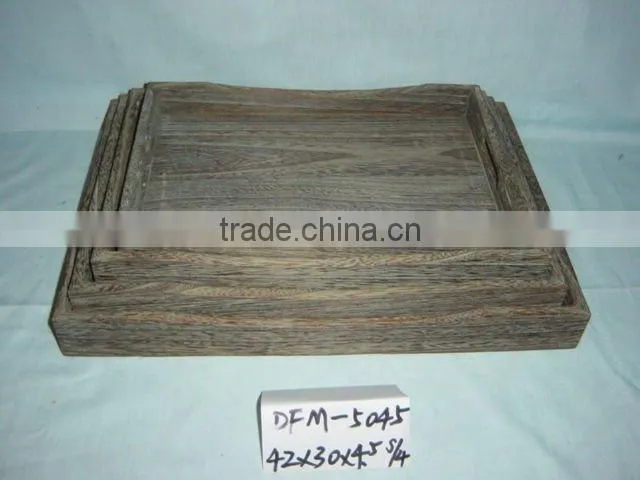 wholesale multi-purpose wooden tray for fruit