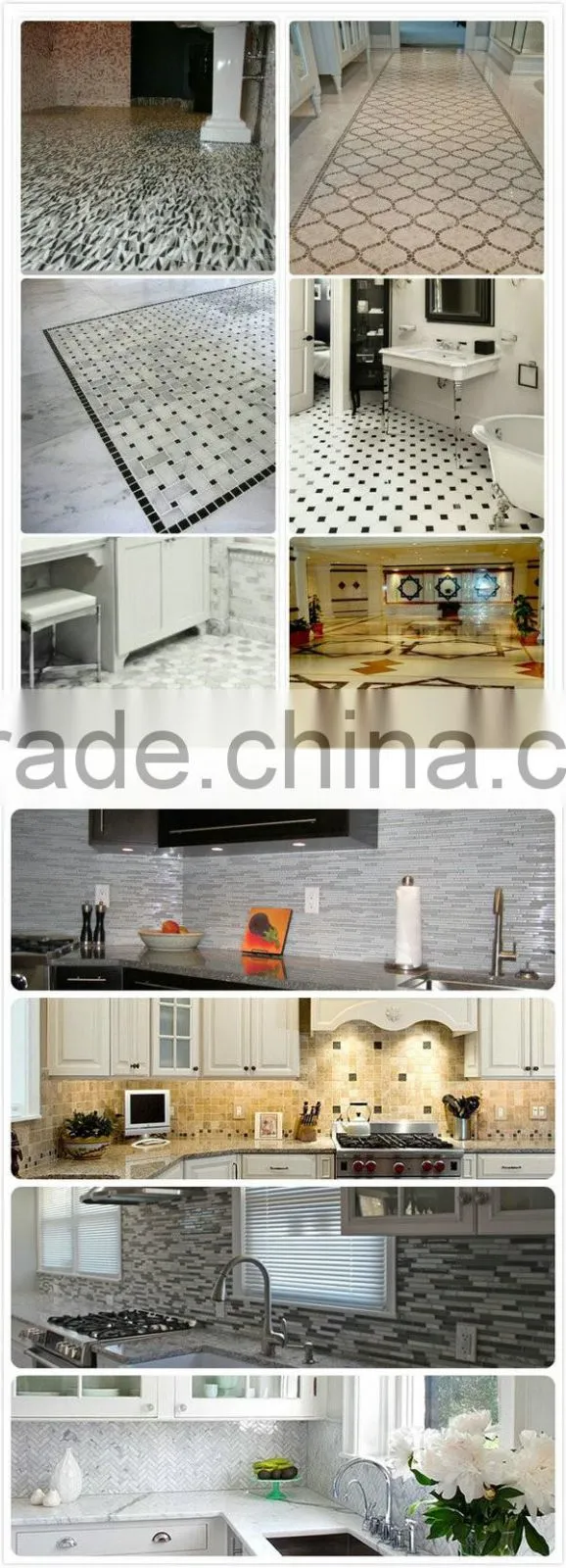 Newstar marble baroque mosaic art