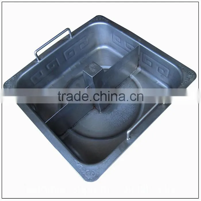 Custom good quality die casting mold for double-flavour pot