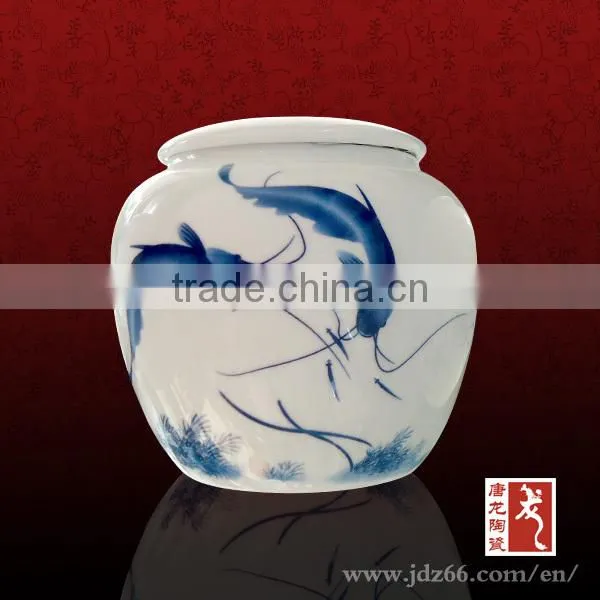 Fine ceramic material decorative honey jars