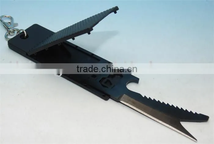Special gift for men 7-in-1 portable foldable credit card knife