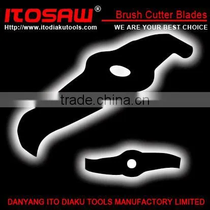 ITO-B-4 Brush Cutter blade for the Mower, SK-5 material 2T with angle size from 230mm to 600mm, thickness from 1.0mm to 3.0mm