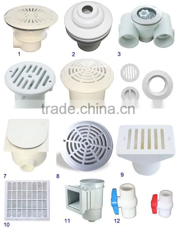 Factory wholesale overflow swimming pool equipment and accessories