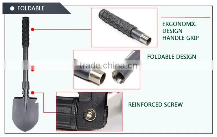 QJ-JS05 Multifunctional Folding Shovel, Foldable Shovel
