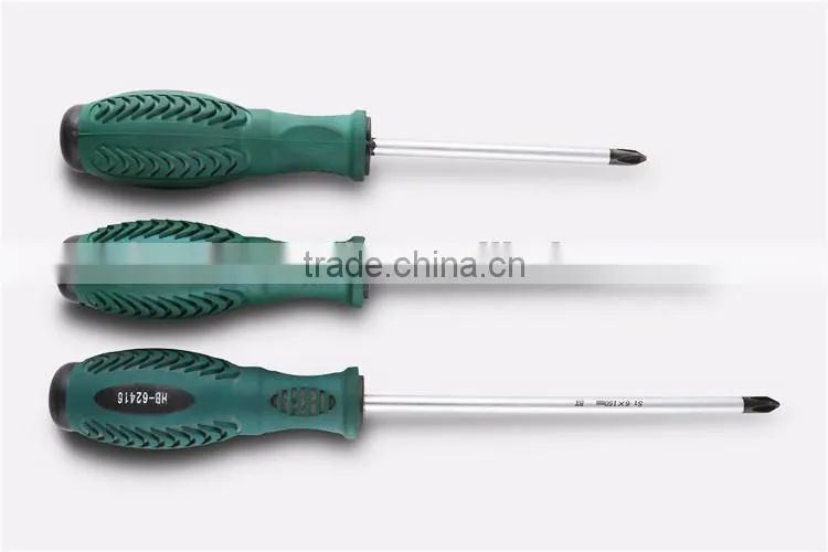 Industrial comfortable screwdriver of stainless steel