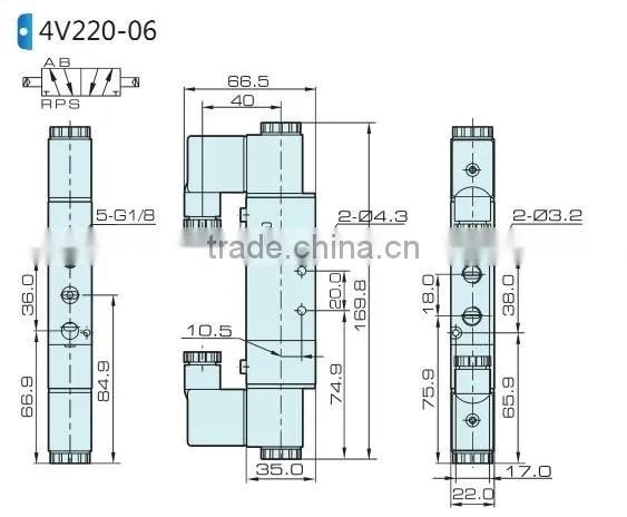 4V200 delphi control valve with high quality