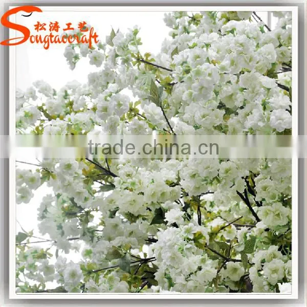 Hot sale manufacture china artificial cherry tree decoration indoor fake tree artificial white cherry blossom tree