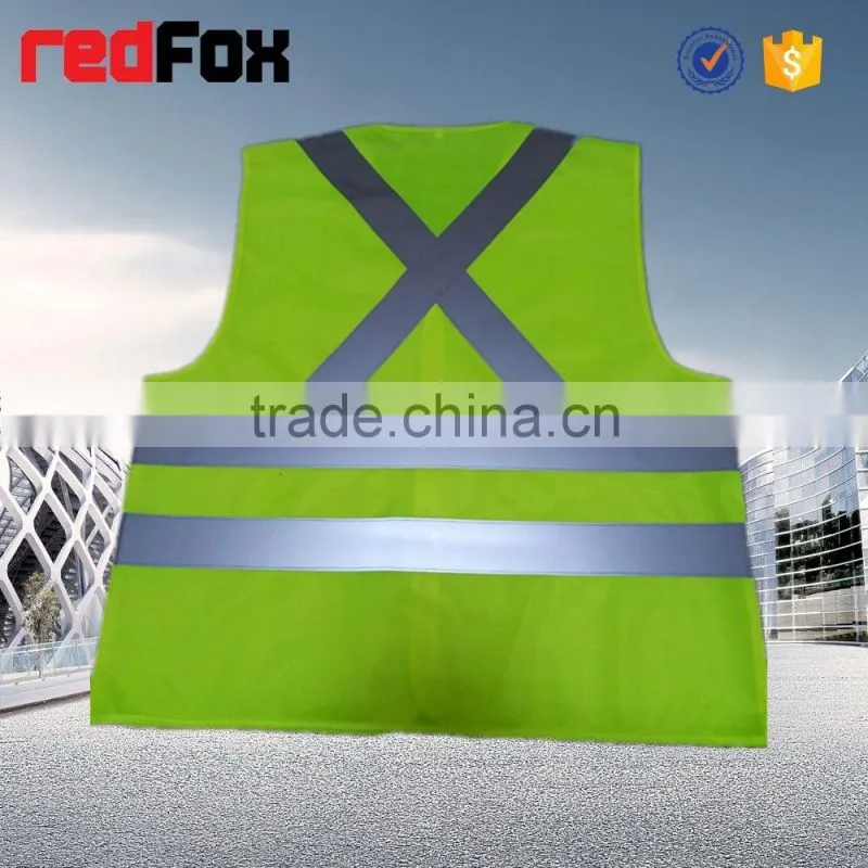 kid polyester reflective safety vest with custom logo