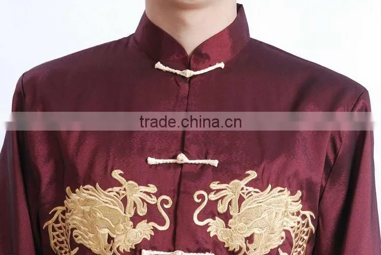 wine color long sleeve garment