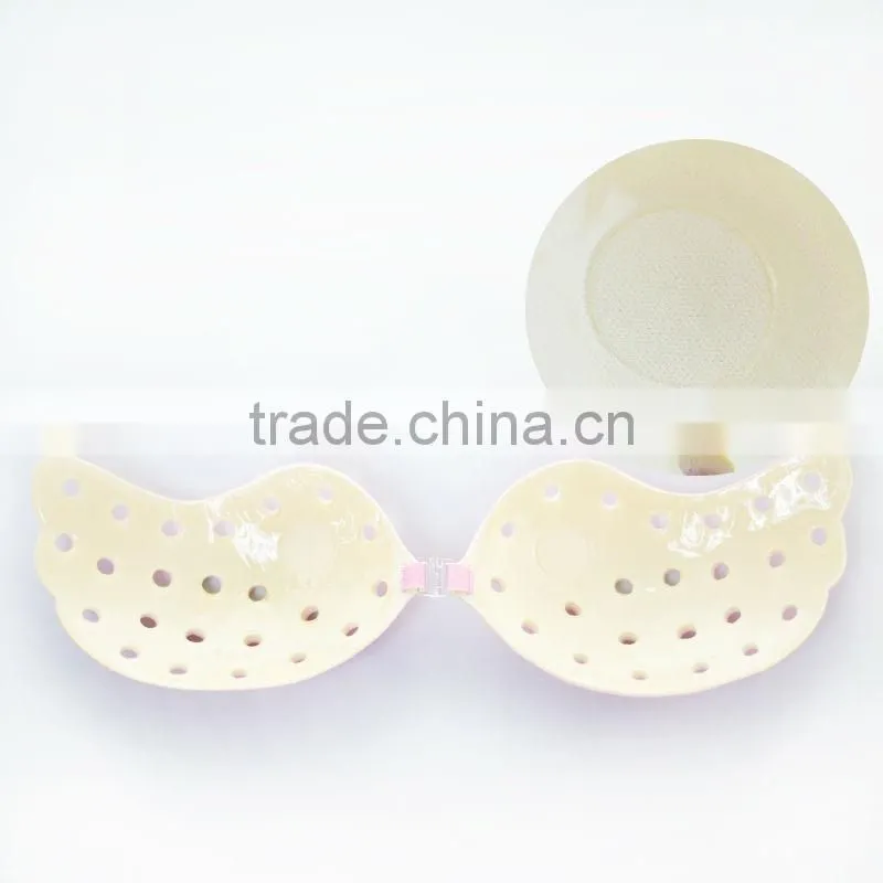 Push up A/B/C/D sizes ladies sexy invisible silicone bra