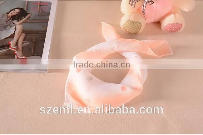 Ladies uniform silk scarf cheap square scarf