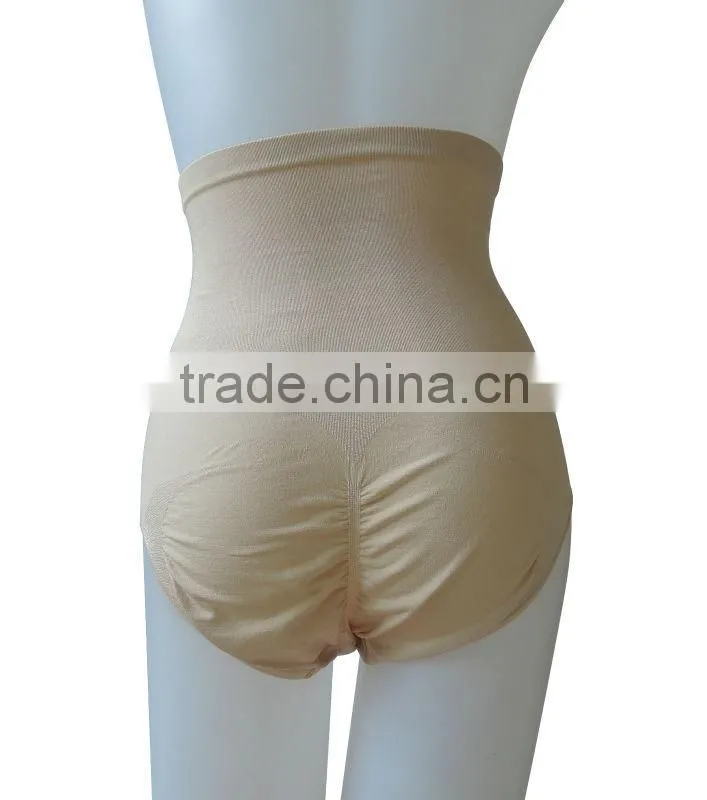Sexy women seamless underwear high waist laides lingerie fashionable control briefs