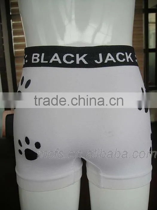 Funny blue kids underwear cheap seamless boy's boxer shorts underwear