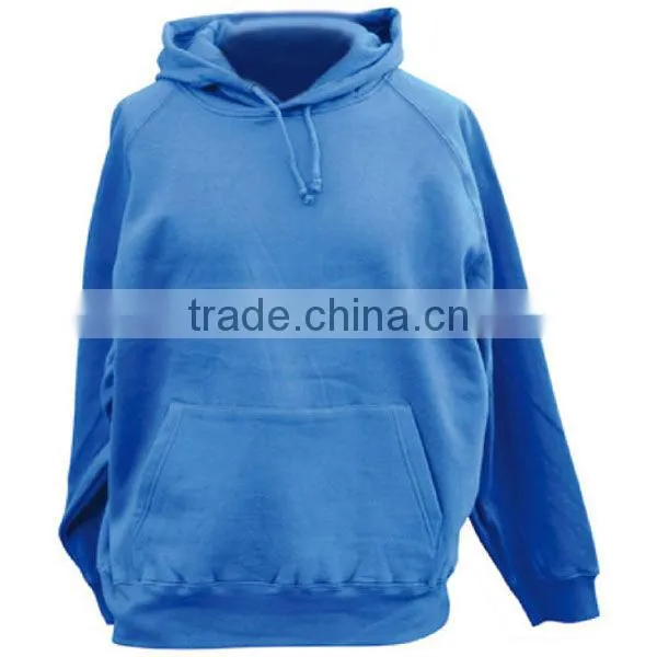 OEM Mens Plain Polyester Cotton Fleece Hoodie