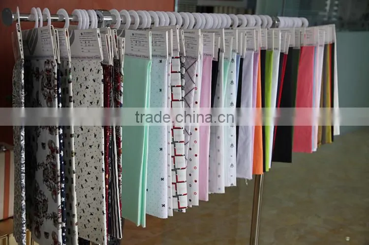 Sale high quality woven stripe satin finished fabric