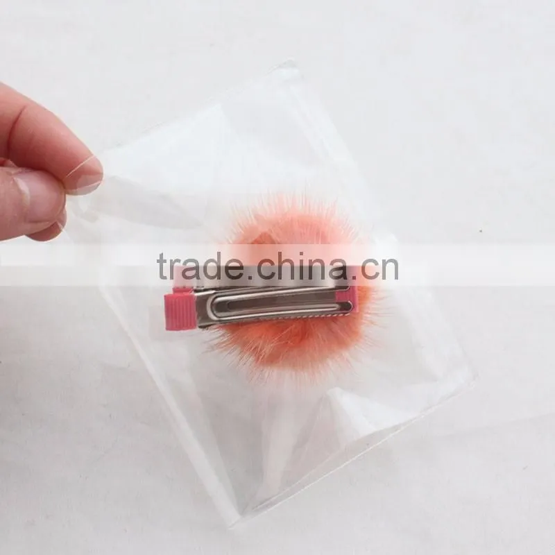 Myfur Popular Luxury Real Mink Fur Hairpin Mink Fur Pom Pom Accessory