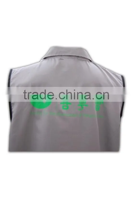 China manufactory high quality latest zip multi pocket workwear vest