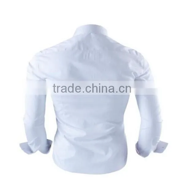 2016 new wholesale Luxury Long Sleeve custom mens casual dress shirts