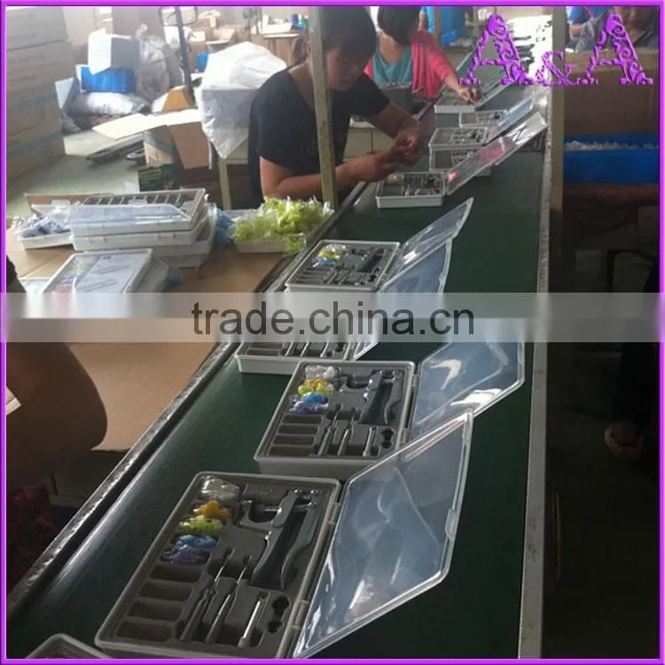 1 Set of Button Fastener Snap Plier & 1 box of 120 Set T5 Snap plastic Resin Buttons hand press Pliers-002