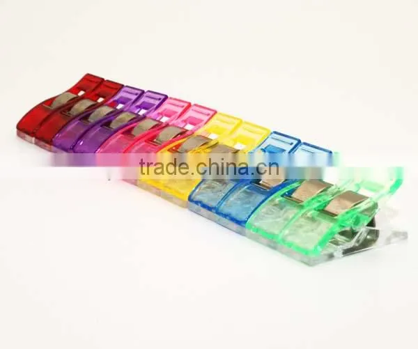 Quilt wonder clips with jar packing