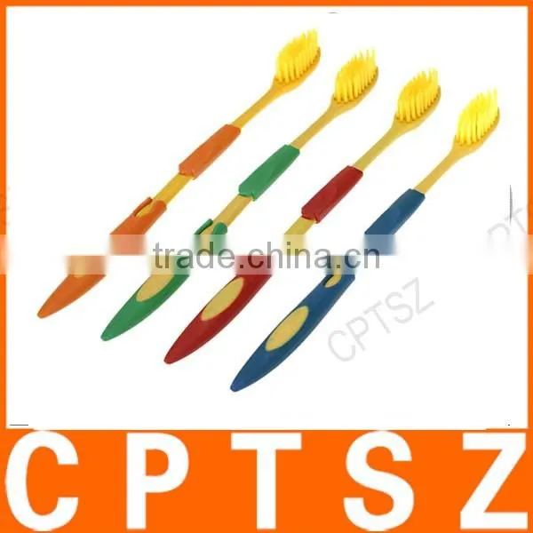 4Pcs Toothbrush Soft Synthetic Resin Bristle Brush Set for Adults
