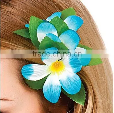 Hawaii Flower Necklaces Hula Lei Garland For Party Dance Plumeria Flower lei Leaf Shape