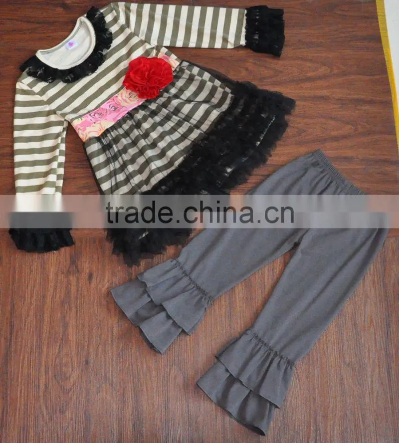red and white wave stripe outfits baby girls romper sets sleeveless summer bow clothes