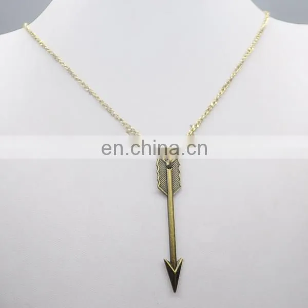 exquisite simple anchor pendant gold plating necklace jewelery