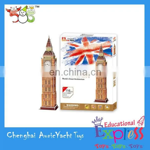 eiffel tower model of paper,jigsaw puzzles for sale,paper puzzle games,3D puzzle for hardback Paris the Eiffel Tower ZH0904911