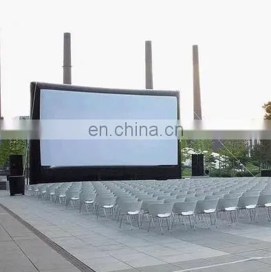 Wedding Inflatable Screen Projector Inflatable Black Frame Stand Screen