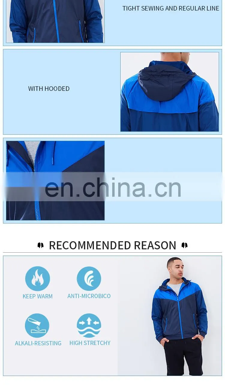windproof drawstring China manufacturer high quality fashion men winter jacket