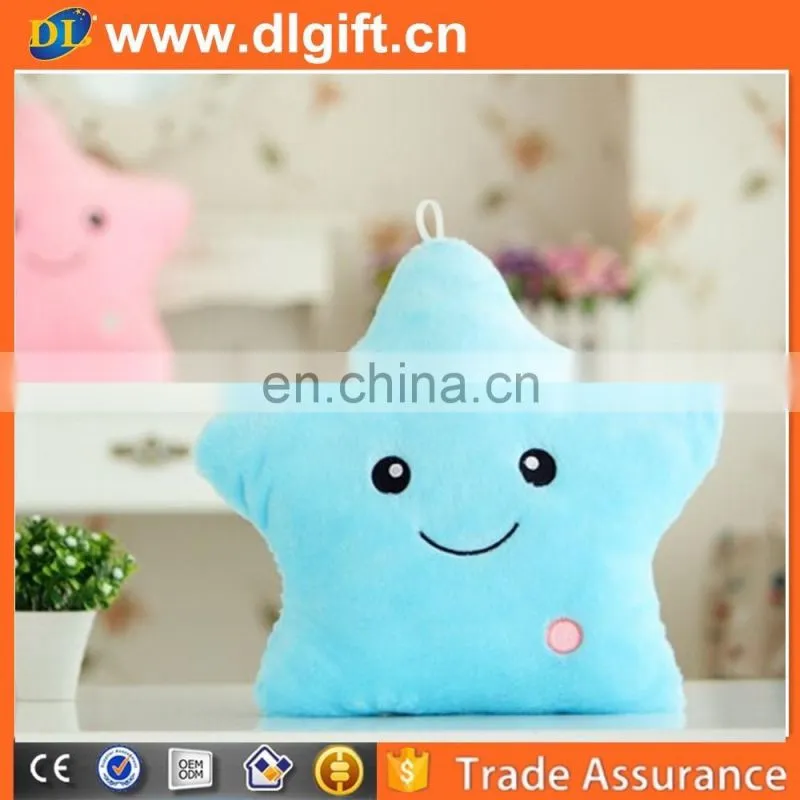 Romantic colorful LED dream light plush pillow