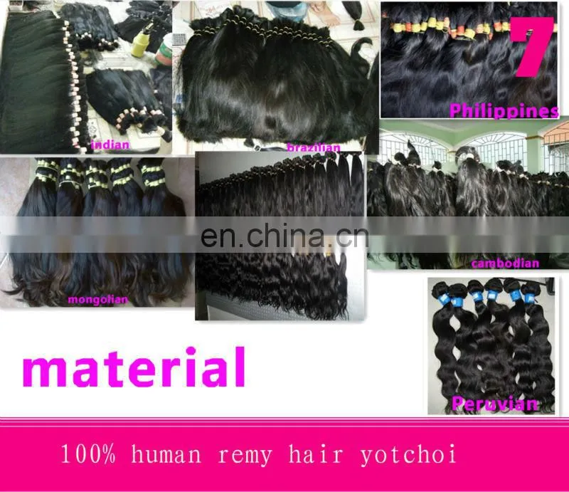 Hot sale factory cheap price high quality 100% human remy weaving hair