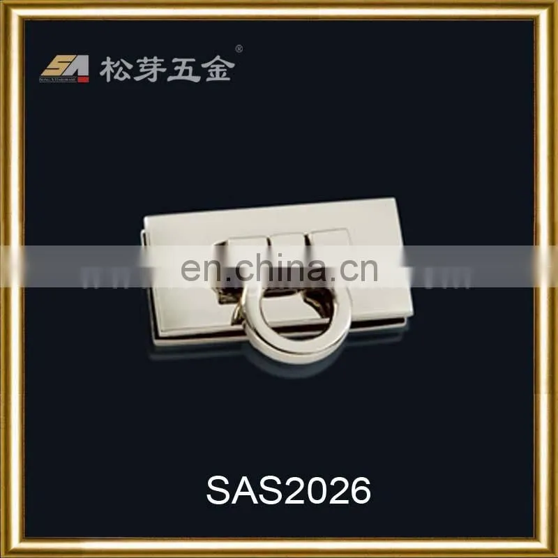 Top class magnetic metal twist lock for bags manufacturer in china
