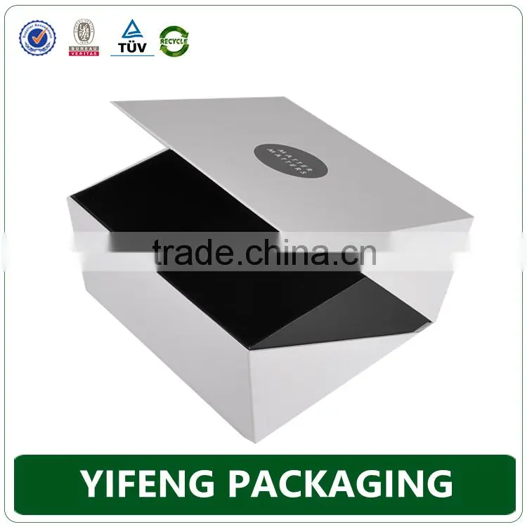 Custom magnet gift paper box packaging, folding paper box