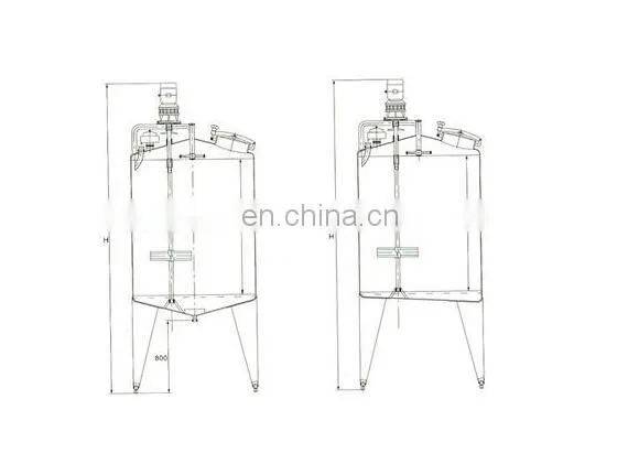 High Quality stainless steel mixing tank