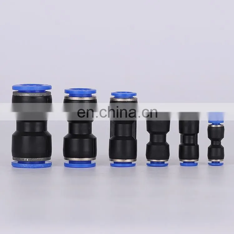 Pneumatic Union One Touch 4MM 6MM 8MM 10MM Air Hose PU Straight Quick Connector Fitting For Tube