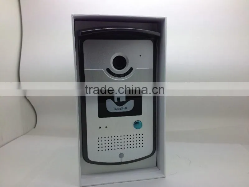 10Meters IR Night Vision 110 Degree Wide Angle 720P HD WiFi Video Doorbell Camera with Remote Unlock and Motion Detection Alarm
