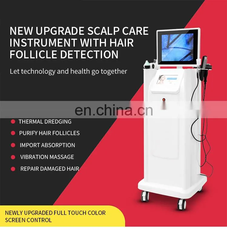 7 in 1 Scalp Hair Follicle Detection Anti Hair Loss Hair Growth Machine Scalp Massage Treatment Device Scalp Care Instrument