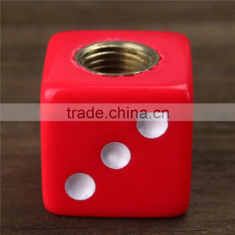 4 custom Green Dice Tire Wheel Stem Valve CAPS for Motorcycle Dirt Bike Bicycle Truck Hot Rod ATV Car