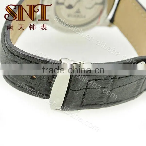 SNT-ME064 mechanical leather watch genuine leather wrap watch