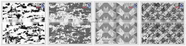 Polyester PVC Coated Abstract Print Fabric