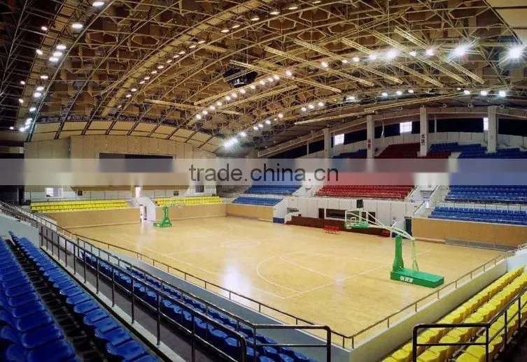Unique design steel frame structure long span roof for tennis court