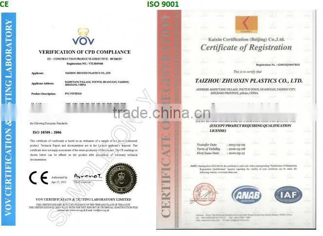 plastic company high quality PVC single union valve