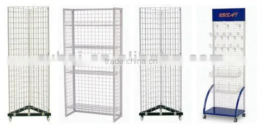 Metal material magazine display rack stand