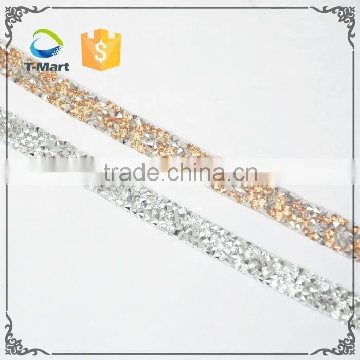 Multicolor Stone 1.5cm Hot Fix Trimming for Shoes Decorations
